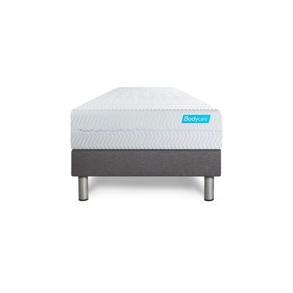 Sängpaket sängram madrass 90x200 Biocare Minnesskum - BODY CARE - Utjämnad - Grå