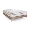 Miniatyrbild 3 av 5: Ensemble LE PAISIBLE 180x200cm Minnesskum BioVisco - Tjocklek 24cm + sängram kit Beige