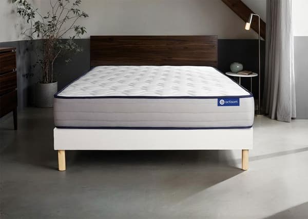 Ensemble Matelas Sommier 160x220 cm - Actiflex Form - Sommier Kit Vit