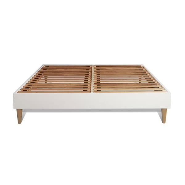 160x200 Memo Zen madrassbotten i memoryskum - 26 cm - Fast - Vit madrassbotten + 2 kuddar + täcke