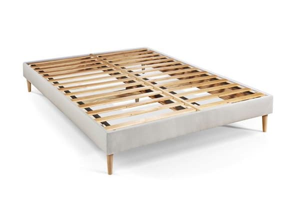 Ensemble LE COSY 140x190cm Minnesskum 7 komfortzoner - Tjocklek 30cm + sängbottenkit Vit