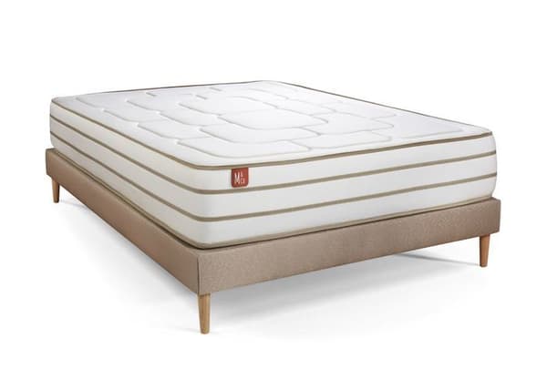 BioVisco minneskum madrass - Marmottes&Co - DEN MYSIGA 180x200cm - Vit - Maxi tjocklek 26cm