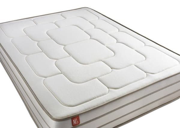 BioVisco minneskum madrass - Marmottes&Co - DEN MYSIGA 180x200cm - Vit - Maxi tjocklek 26cm