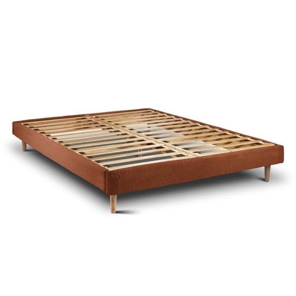 Belyst - Terrakotta - 200x200cm - Massivt trä - Lattor - Skandinavisk - Modern
