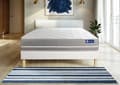 Miniatyrbild 1 av 6: Madrass- och boxspringset 140x210 cm - Actiflex Zen - Vitt boxspringkit