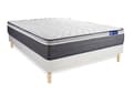 Miniatyrbild 3 av 6: Ensemble Matelas Sommier 160x190 cm - ActiMemo Plus - Sommier Kit Vitt