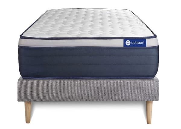 Set latex + minneskum ACTILATEX MAX 80x200 cm Max tjocklek 7 zoner av komfort + s 80 x 200 cm Grå
