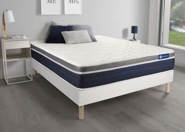 Ensemble ACTILATEX CONFORT Latex+memory foam madrass 80x190 cm Maxi tjocklek 7 komfortzoner 80 x 190 cm Vit