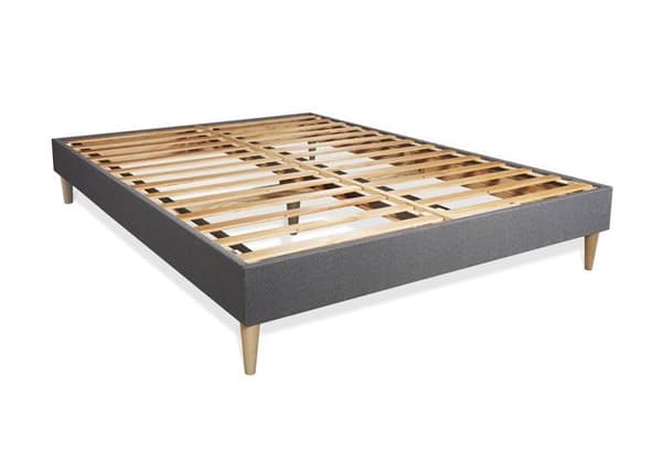 Ensemble Matelas Sommier 160x190 cm - Actilatex Plus - Sommier Kit Grå