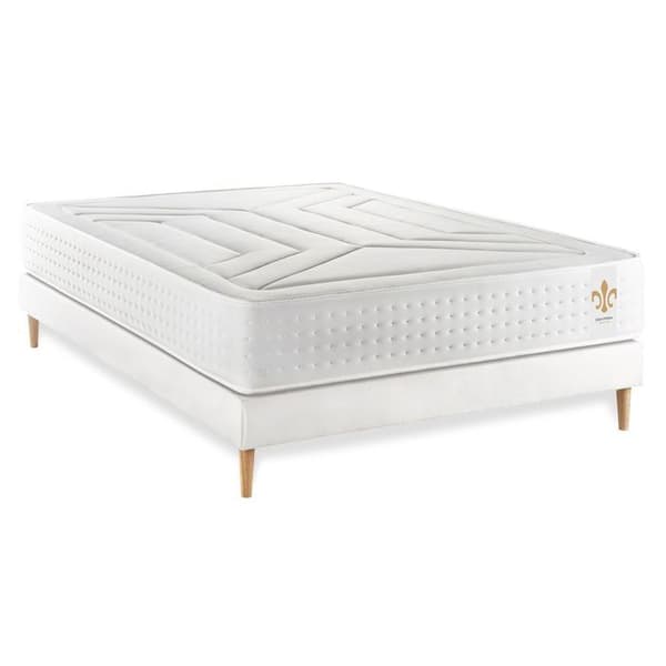 Twenty-Four Set 160 x 200 cm Vitt Kit Boxspring - Twenty-Four - Resår - Fast - 2 platser