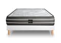 Miniatyrbild 3 av 5: Exklusivt set 200 x 200 cm boxmadrass Vitt kit