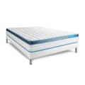 Miniatyrbild 3 av 6: Sängpaket madrass 140x200 BodyFit Minnesskum - 24 cm - Fast - vit sängram kit