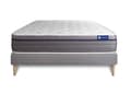 Miniatyrbild 3 av 6: Madrass- och boxspringset 130x200 cm - Actiflex Zen - Boxspringkit Grå