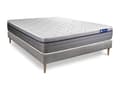Miniatyrbild 2 av 6: Madrass- och boxspringset 130x200 cm - Actiflex Zen - Boxspringkit Grå