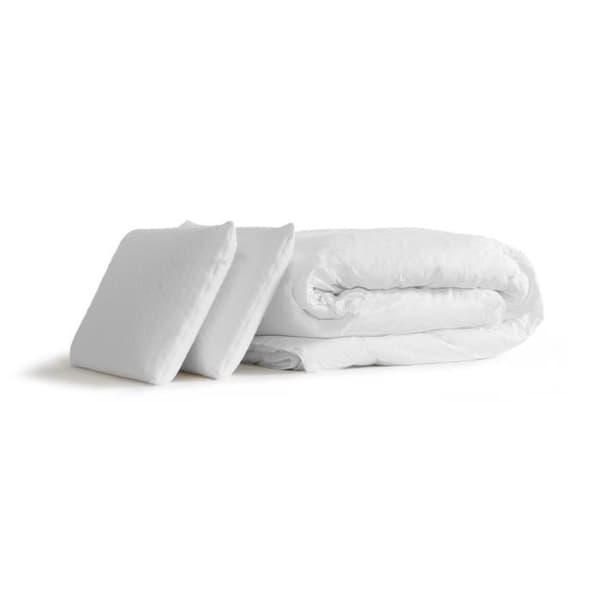 Sängset madrass 140x190 BODY CARE Biocare Minnesskum - 26 cm - Balanserad - ramsats grå