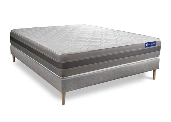 Actiflex relax 200x200 madrassbottelset - 24 cm - Medium fast - grå kitbotten