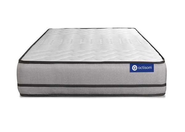 ACTIMEMO madrasset 80x190cm 2 sidor med MEMORY FORM 3 komfortzoner + KIT grå botten 80 x 190 cm Grå