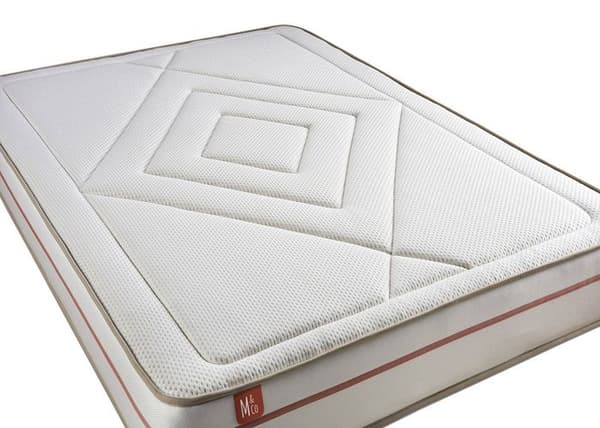 Ensemble LE PAISIBLE 200x200cm Minnesskum BioVisco - Tjocklek 24cm + sängbottenkit Beige