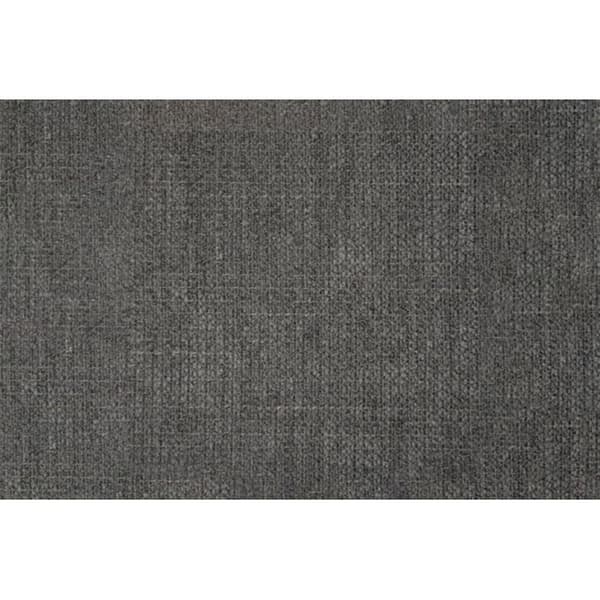 Lit 135x190cm - MARQUE - med klädd sänggavel i tyg och sängram - Grå - Modern Skandinavisk Stil