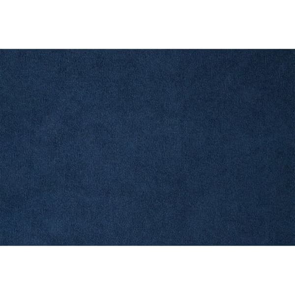 Säng 180x200cm med tuftad sänggavel i sammet och sängbotten kit Blå - Totalhöjd: 29cm