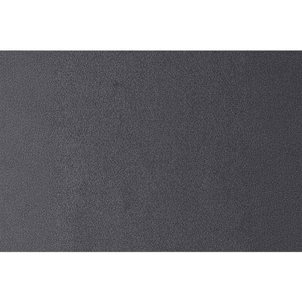 Säng 150x190cm - Antracit - Klädd sänggavel i sammet - Massivt trä - Lätt montering - Skandinavisk stil