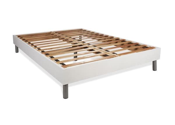 Ensemble sängbotten madrass 160x200 BodyFit Memory foam - 24 cm - Fast - Vit
