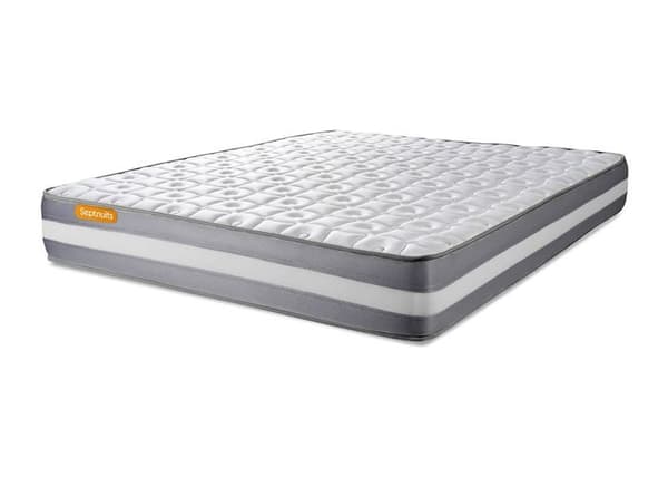 Sängram med madrass 160x200 Memo Plus Minne skum - Fast - Ultra-andningsbar mikroporerad klädsel