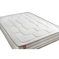 Miniatyrbild 4 av 6: Pack madrass LE DOUILLET 140x200cm Memory Foam BioVisco + ram underlag kit Vit + 2 kuddar + täcke