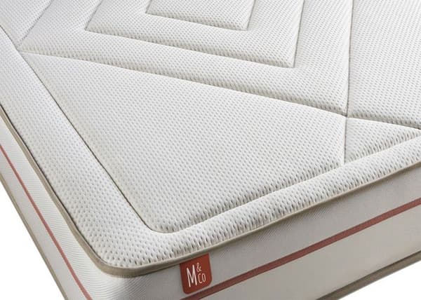 Ensemble LE PAISIBLE 90x200cm Minnesskum BioVisco - Tjocklek 24cm + sängram kit Beige