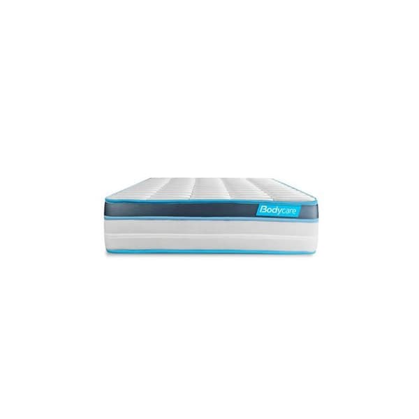 Sängset madrass 90x190 BodyFit Memory Foam - BODY CARE - Sängram Kit GRÅ - 24 cm - Fast