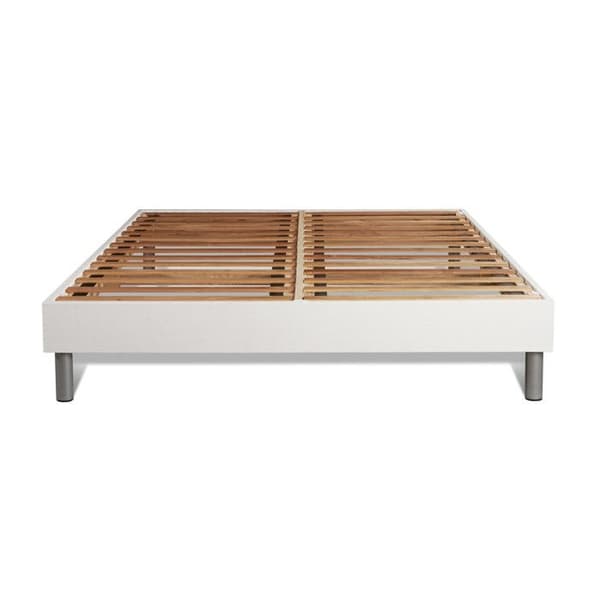 Sängram och madrass 160x200 Biocare Minnesskum - 26 cm - Balancerad - vit sängram + 2 kuddar + täcke