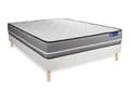 Miniatyrbild 3 av 6: Madrass- och boxspringset 130x190 cm - Actiflex Pur - Vitt boxspringkit