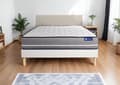 Miniatyrbild 1 av 6: Madrass- och boxspringset 130x190 cm - Actiflex Pur - Vitt boxspringkit