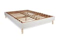 Miniatyrbild 5 av 5: Madrass- och boxspringset 130x210 cm - Actimemo Form - Vitt boxspringkit