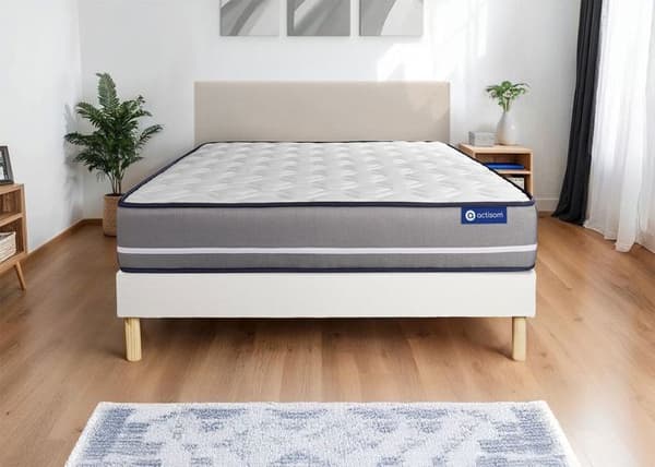 Ensemble madrass sängram 160x190 cm - Actimemo Pur - Sängram-kit vit