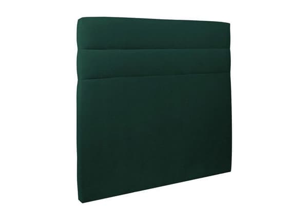 Säng 180x200cm - Märke - Sänggavel i sammetslinjer - Sängbotten kit grön - Massivt trä