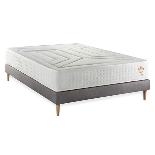 Ensemble Vingt-Quatre 140 x 200 cm sängram Kit Grå - Vingt-Quatre - Tålig - Fast - 2 platser