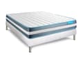 Miniatyrbild 3 av 6: Sängset madrass 160x200 Bodyform Minneskum - 20 cm - Fast - vit sängram kit