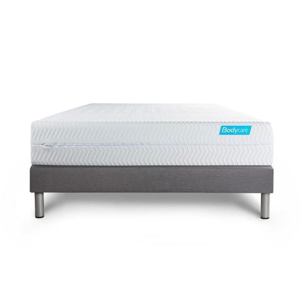 Sängset sängram madrass 160x200 Biocare Minnesskum - 26 cm - Balanserad - sängram kit grå