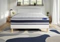 Miniatyrbild 1 av 6: Madrass- och boxspringset 130x190 cm - Actimemo Ergo - Vit boxspringkit