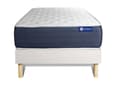Miniatyrbild 1 av 6: Actiflex sleep 90x190 madrass- och boxresårset Pocketfjädrar och memoryskum - 22 cm - Balanserad - Vitt set boxresår