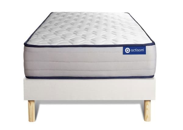 90x200 Actiflex Form madrassbottenset Pocketfjädrar och memoryskum - 22 cm - Fast - Vit setbotten