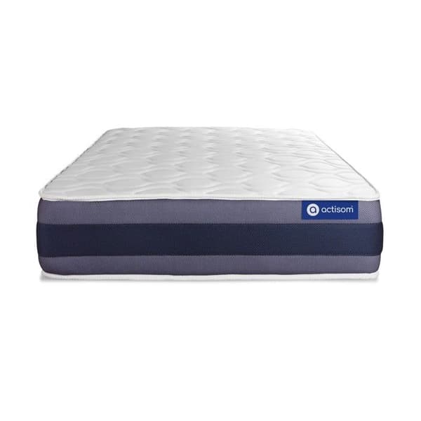 Sängset madrass 90x200 Actimemo morpho - 24 cm - Balanserad - sängram kit grå