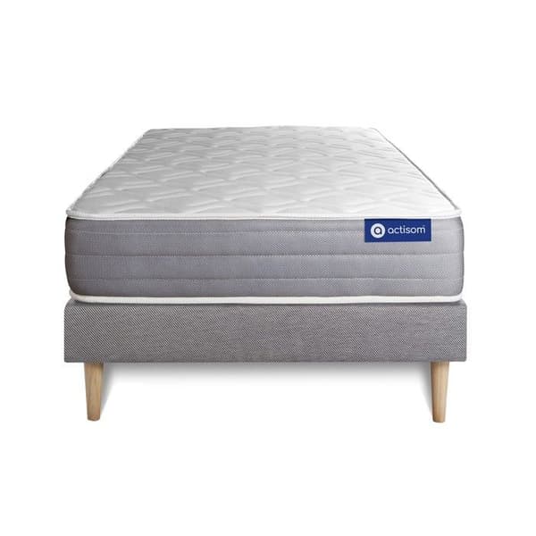 Actimemo dream 90x200 madrassbottenset - 22 cm - Mellanfast - grå kitbotten