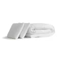 Miniatyrbild 6 av 6: Pack sängmadrass LE COSY 140x190cm Minnesskum - Tjocklek 30cm + sängram kit Vit + 2 kuddar + täcke 240x220