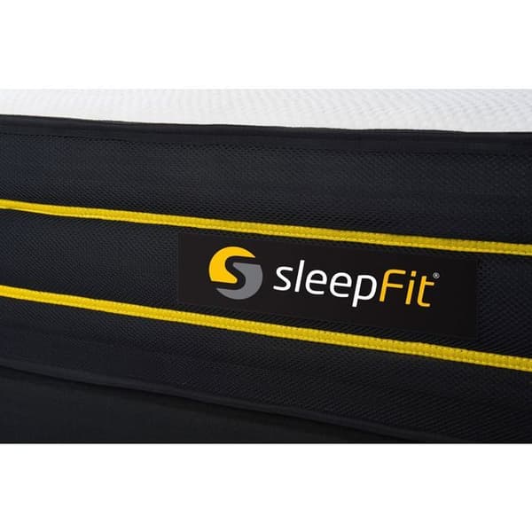 Pack madrass ULTRA + sängram kit vit + minnesskum kuddar + påslakan Percale 180x200 cm Vit