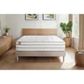 Miniatyrbild 2 av 6: Pack madrass LE DOUX 200x200cm Minnesskum - Djup. 24cm + sängram kit Beige