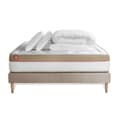Miniatyrbild 1 av 6: Pack madrass LE COSY 200x200cm Minnesskum - Tjocklek 30cm + sänggavel kit Beige