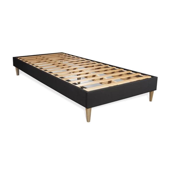 Set 90x190 SOFT madrass + svart setbotten 90 x 190 cm Svart