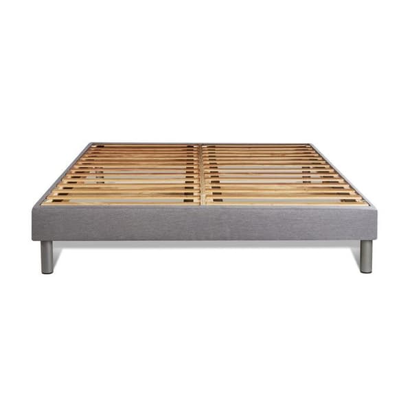 160x200 BodyMax madrassbotten med memoryskum och mikropocketfjädrar - 26 cm - Balanserad - Grå madrassbotten + 2 kuddar